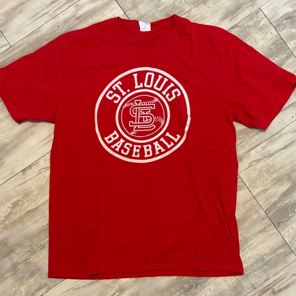 St. Louis Baseball Red T-Shirt